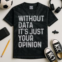 Data Analyst Statistic Statistician Funny Data Engineer Nerd Kids Tie-Dye T-Shirt