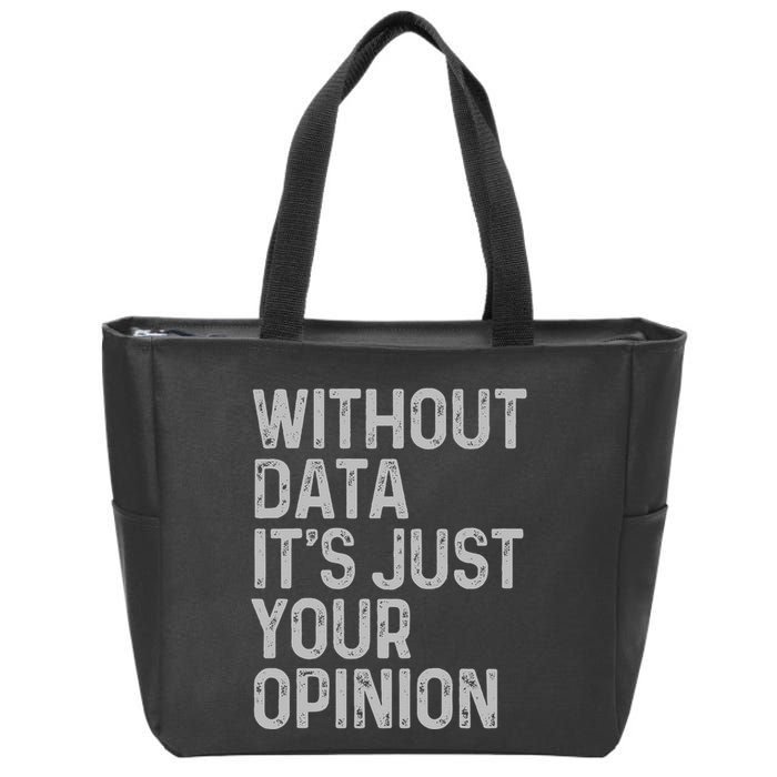 Data Analyst Statistic Statistician Funny Data Engineer Nerd Zip Tote Bag