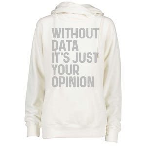 Data Analyst Statistic Statistician Funny Data Engineer Nerd Womens Funnel Neck Pullover Hood