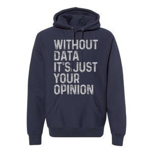 Data Analyst Statistic Statistician Funny Data Engineer Nerd Premium Hoodie