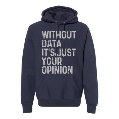 Data Analyst Statistic Statistician Funny Data Engineer Nerd Premium Hoodie