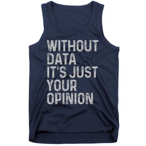 Data Analyst Statistic Statistician Funny Data Engineer Nerd Tank Top