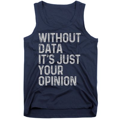 Data Analyst Statistic Statistician Funny Data Engineer Nerd Tank Top