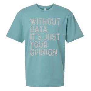 Data Analyst Statistic Statistician Funny Data Engineer Nerd Sueded Cloud Jersey T-Shirt