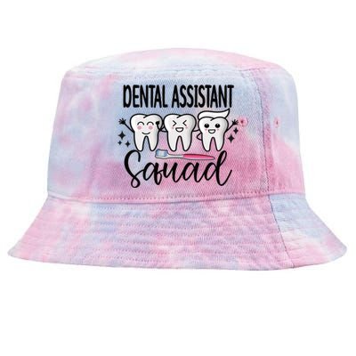 Dental Assistant Squad Dental Assistant Crew Gift Tie-Dyed Bucket Hat