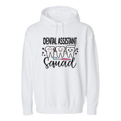 Dental Assistant Squad Dental Assistant Crew Gift Garment-Dyed Fleece Hoodie