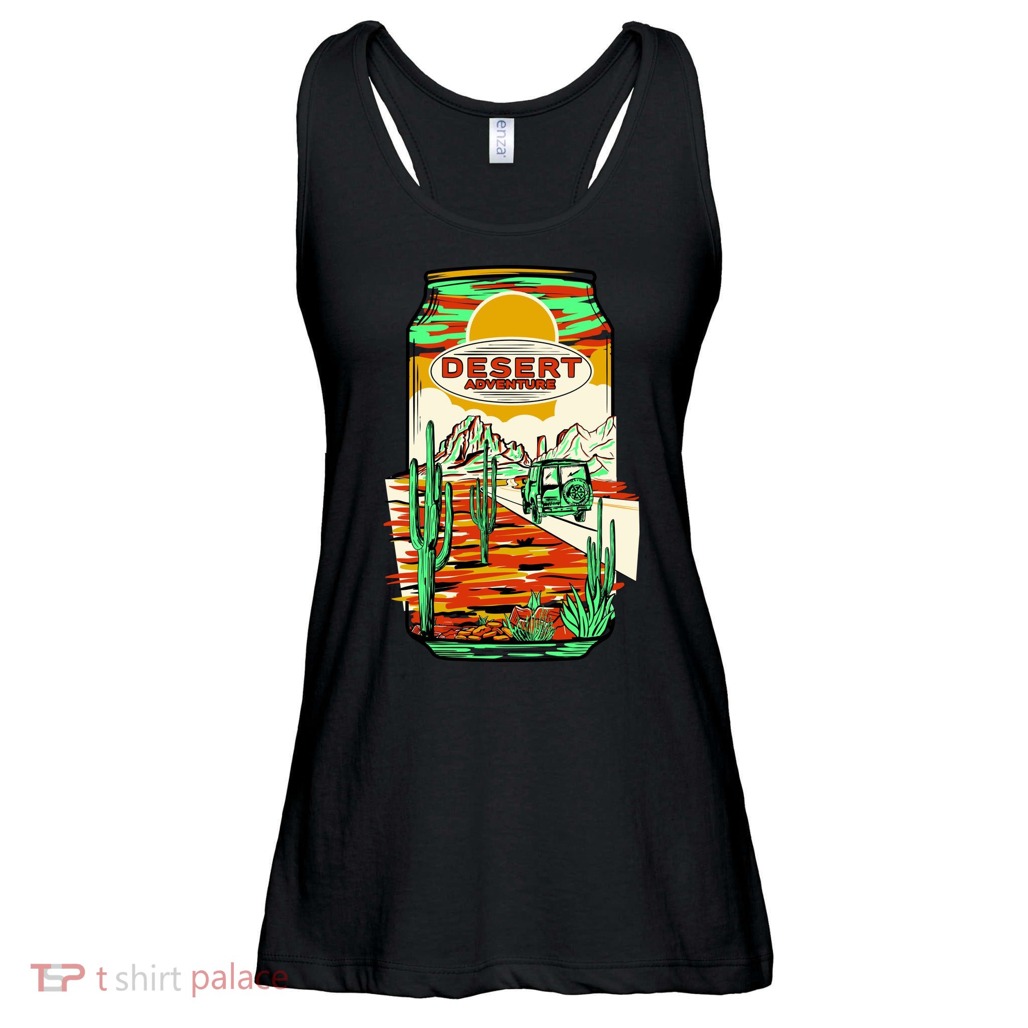 Desert Adventure Soda Can Ladies Essential Flowy Tank