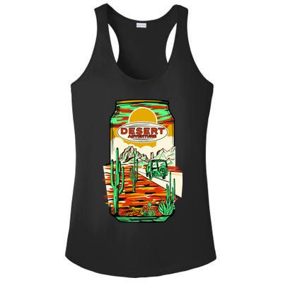 Desert Adventure Soda Can Ladies PosiCharge Competitor Racerback Tank