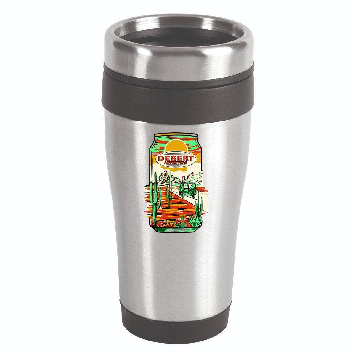 Desert Adventure Soda Can 16oz Travel Tumbler