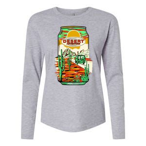 Desert Adventure Soda Can Womens Cotton Relaxed Long Sleeve T-Shirt