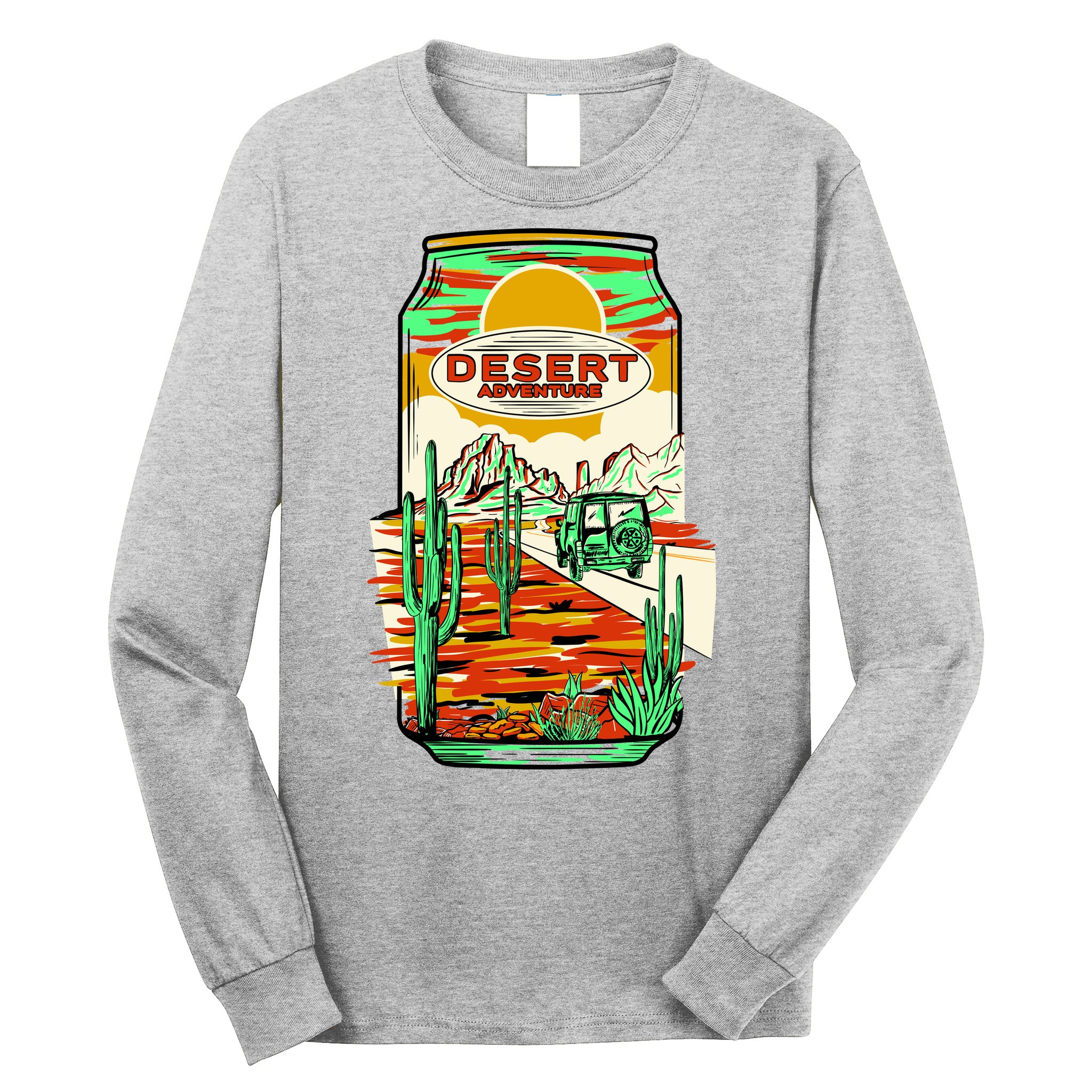 Desert Adventure Soda Can Long Sleeve Shirt