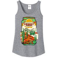 Desert Adventure Soda Can Ladies Essential Tank