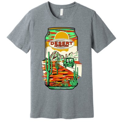 Desert Adventure Soda Can Premium T-Shirt
