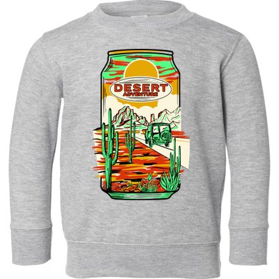 Desert Adventure Soda Can Toddler Sweatshirt