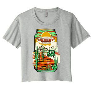 Desert Adventure Soda Can Women's Crop Top Tee