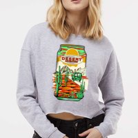 Desert Adventure Soda Can Cropped Pullover Crew