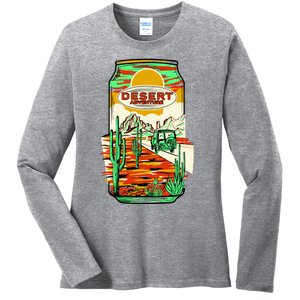 Desert Adventure Soda Can Ladies Long Sleeve Shirt