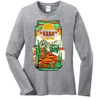Desert Adventure Soda Can Ladies Long Sleeve Shirt