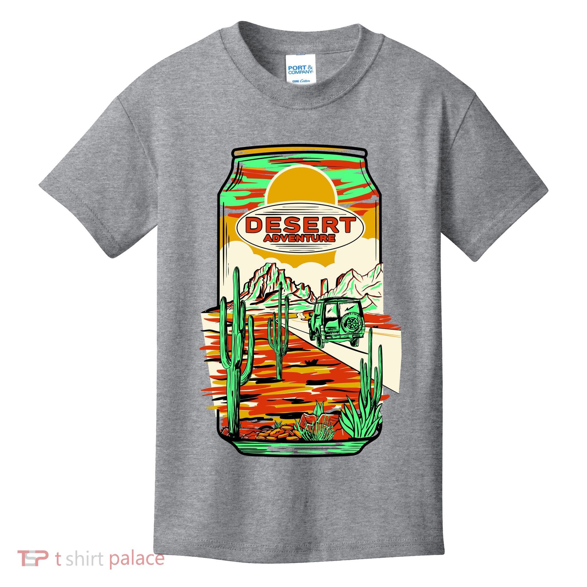 Desert Adventure Soda Can Kids T-Shirt