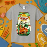 Desert Adventure Soda Can Kids T-Shirt