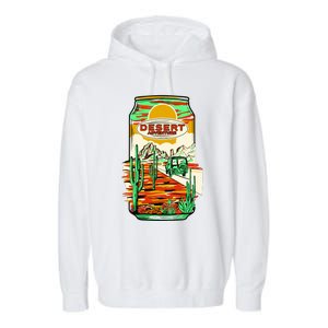 Desert Adventure Soda Can Garment-Dyed Fleece Hoodie