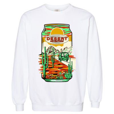 Desert Adventure Soda Can Garment-Dyed Sweatshirt
