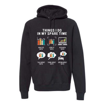 Data Analyst Statistic Scientist Funny Data Engineer Nerd Premium Hoodie