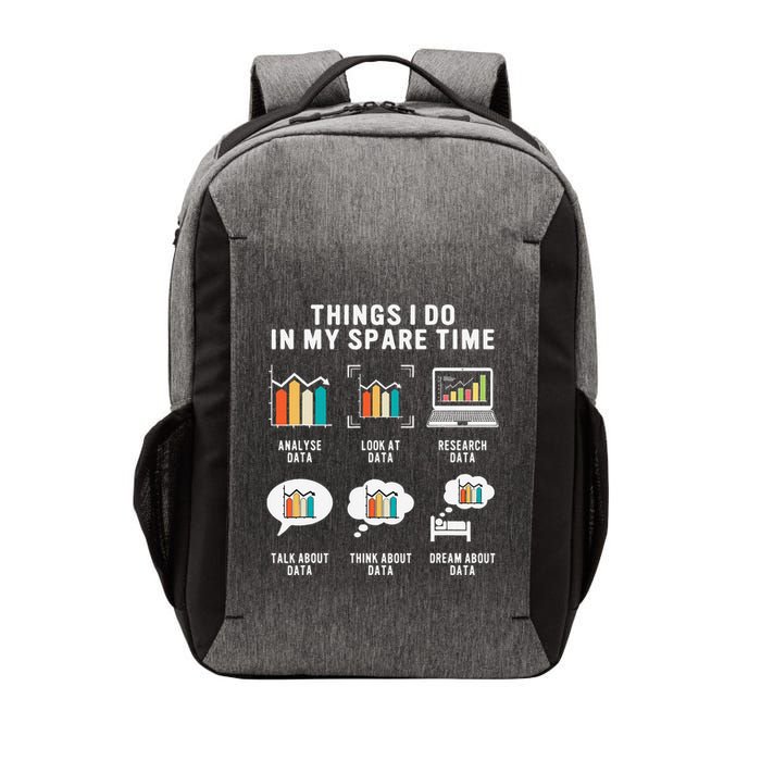 Data Analyst Statistic Scientist Funny Data Engineer Nerd Vector Backpack