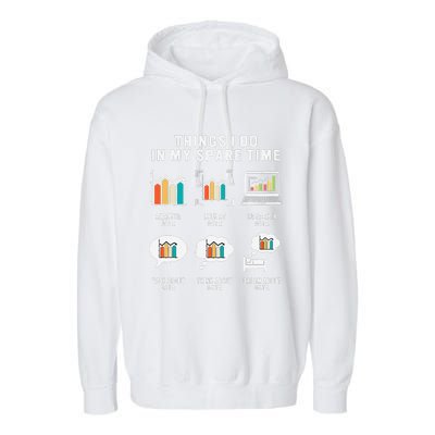 Data Analyst Statistic Scientist Funny Data Engineer Nerd Garment-Dyed Fleece Hoodie