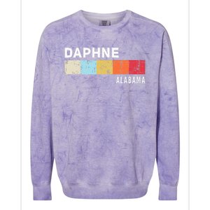 Daphne Alabama State Pride Roots Hometown Native Colorblast Crewneck Sweatshirt