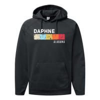 Daphne Alabama State Pride Roots Hometown Native Performance Fleece Hoodie