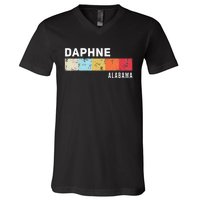 Daphne Alabama State Pride Roots Hometown Native V-Neck T-Shirt