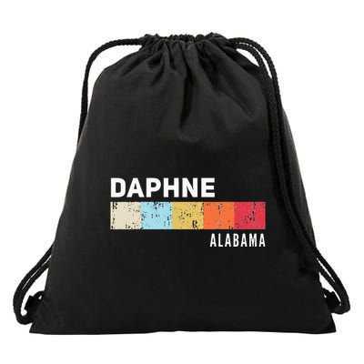 Daphne Alabama State Pride Roots Hometown Native Drawstring Bag