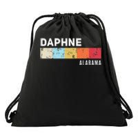 Daphne Alabama State Pride Roots Hometown Native Drawstring Bag