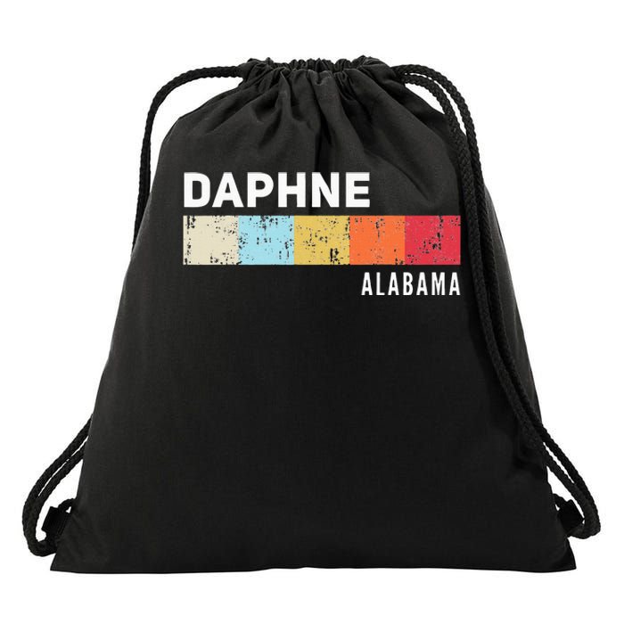 Daphne Alabama State Pride Roots Hometown Native Drawstring Bag