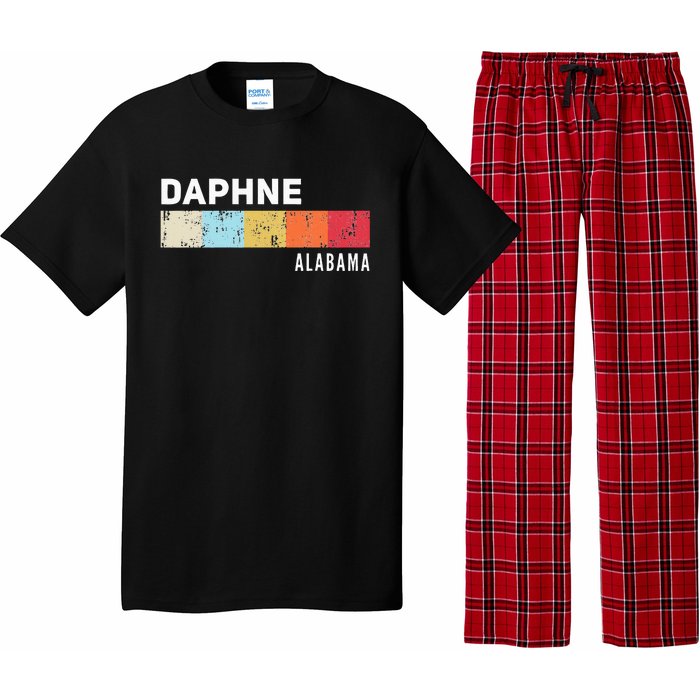 Daphne Alabama State Pride Roots Hometown Native Pajama Set