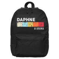 Daphne Alabama State Pride Roots Hometown Native 16 in Basic Backpack