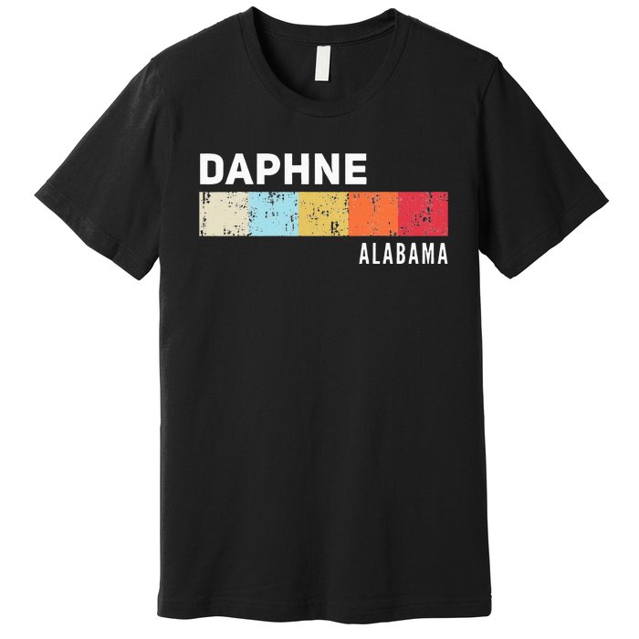 Daphne Alabama State Pride Roots Hometown Native Premium T-Shirt