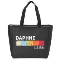 Daphne Alabama State Pride Roots Hometown Native Zip Tote Bag