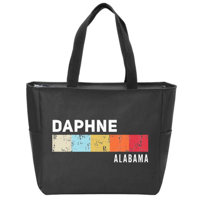 Daphne Alabama State Pride Roots Hometown Native Zip Tote Bag