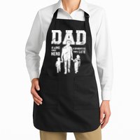 Daddy A Son's First Hero A Daughter's First Love Apron