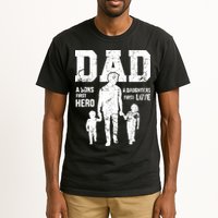 Daddy A Son's First Hero A Daughter's First Love Tall T-Shirt