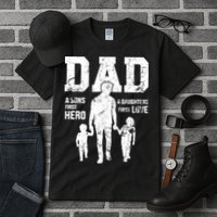 Daddy A Son's First Hero A Daughter's First Love Tall T-Shirt