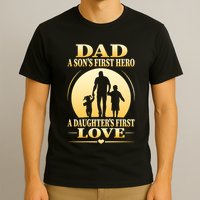 Dad A SonS First Hero A DaughterS First Love T-Shirt