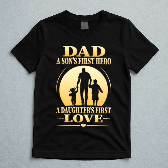 Dad A SonS First Hero A DaughterS First Love T-Shirt