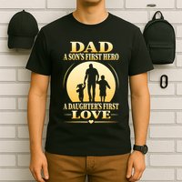 Dad A SonS First Hero A DaughterS First Love T-Shirt