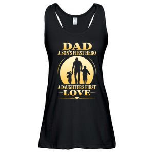 Dad A SonS First Hero A DaughterS First Love Ladies Essential Flowy Tank