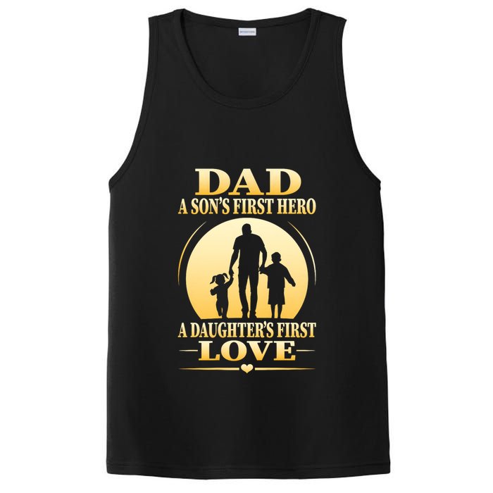 Dad A SonS First Hero A DaughterS First Love PosiCharge Competitor Tank