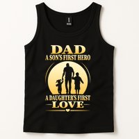Dad A SonS First Hero A DaughterS First Love Tank Top