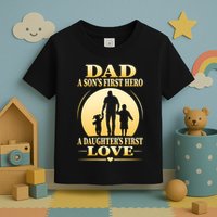Dad A SonS First Hero A DaughterS First Love Toddler T-Shirt